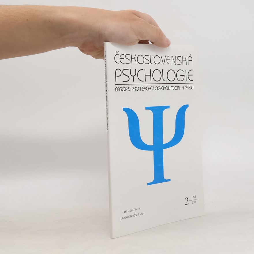 Autorenkollektiv Československá psychologie 5/2018