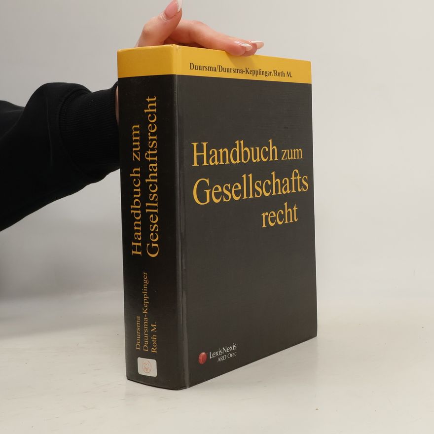 Marianne Roth Handbuch zum Gesellschaftsrecht