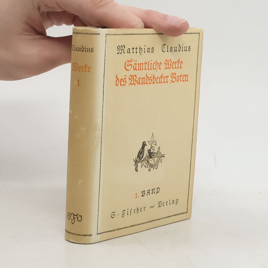 Matthias Claudius Sämtliche Werte des Wandsbecker Boten 1