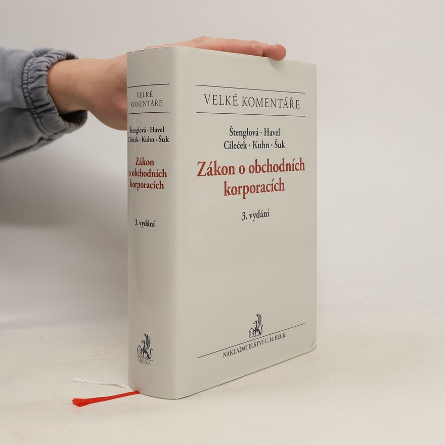 Filip Cileček Zákon o obchodních korporacích