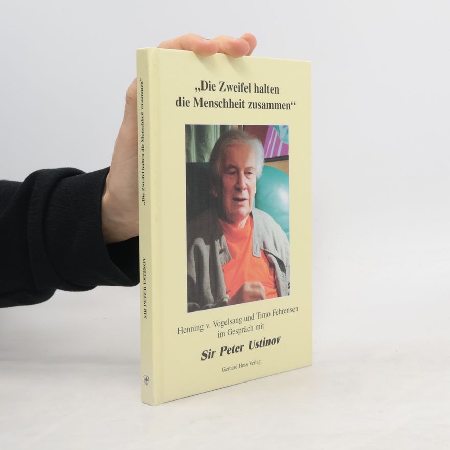 Timo Feh rensen Die Zweifel halten die Menschheit zusammen