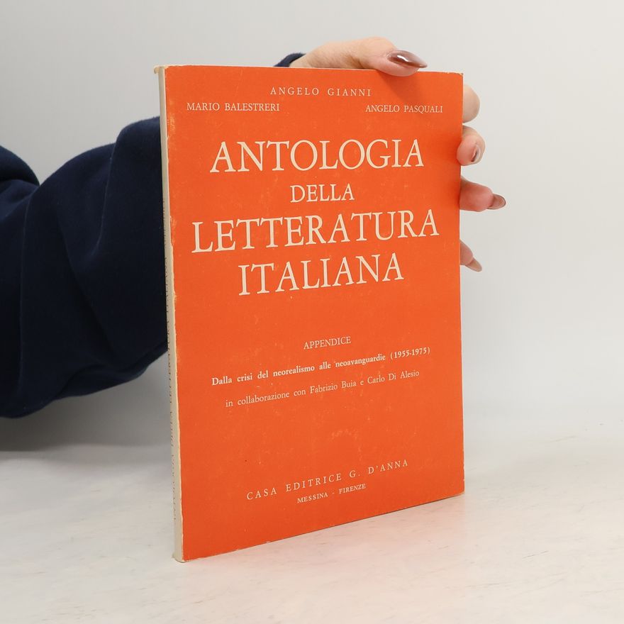 Angelo Pasquali Antologia della Letteratura Italiana. Appendice