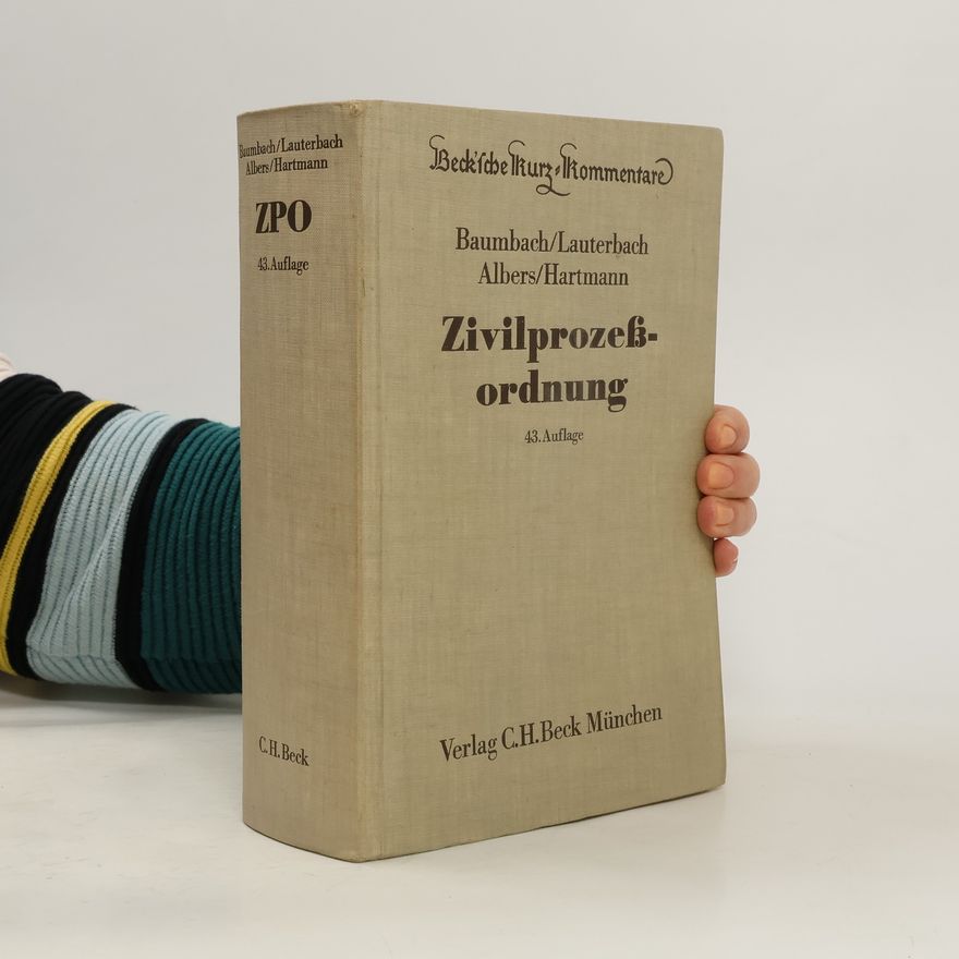 Jan Albers Zivilprozessordnung