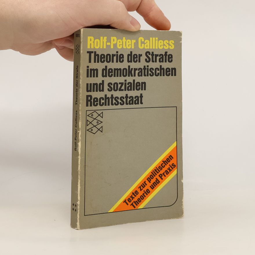 Rolf Peter Theorie der Strafe im demokratischen und sozialen Rechtsstaat
