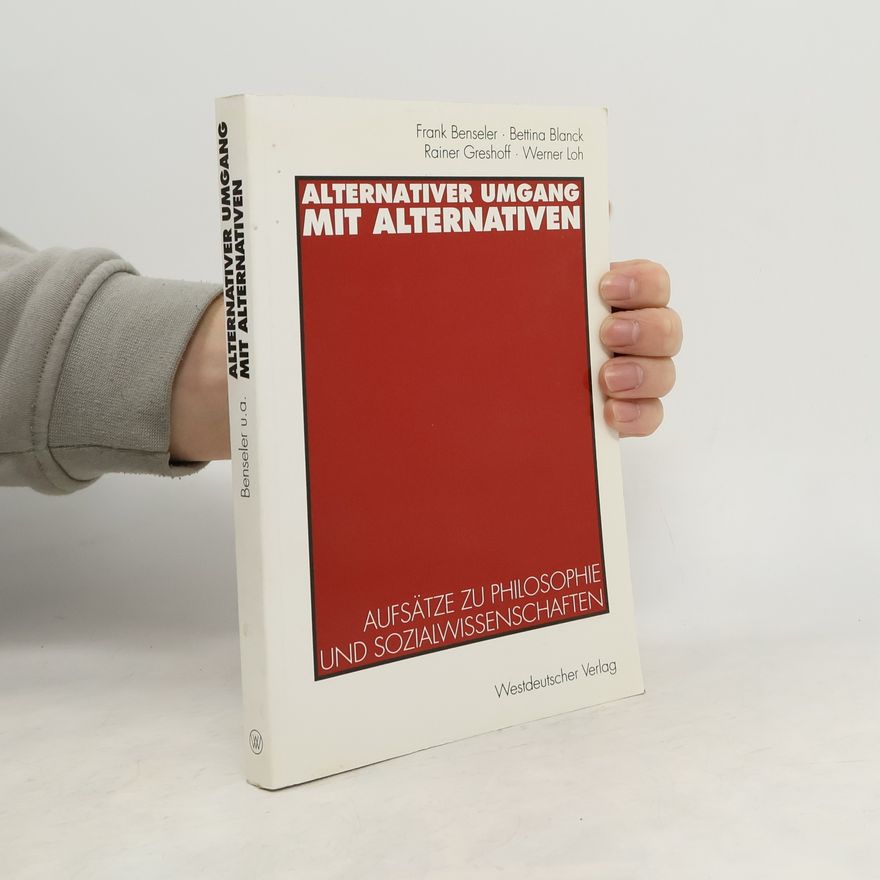 Rainer Greshoff Alternativer Umgang mit Alternativen