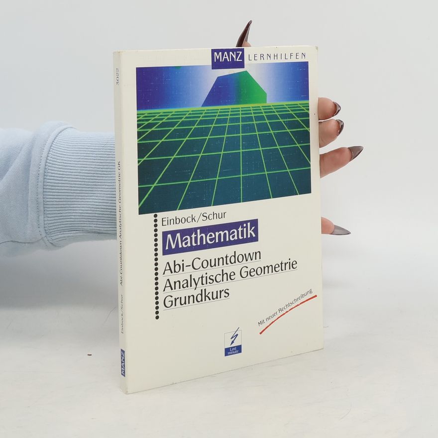 Richard Schur Abi-Countdown Analytische Geometrie