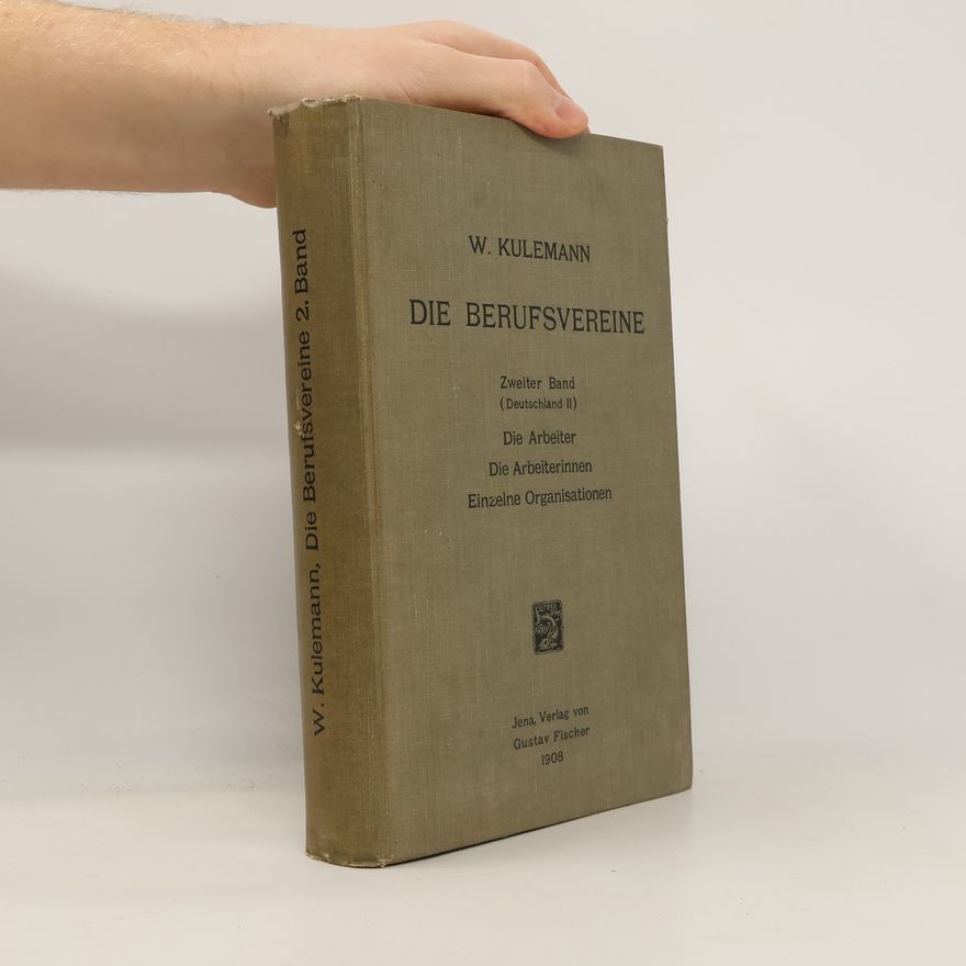 Wilhelm Kulemann Die Berufsvereine