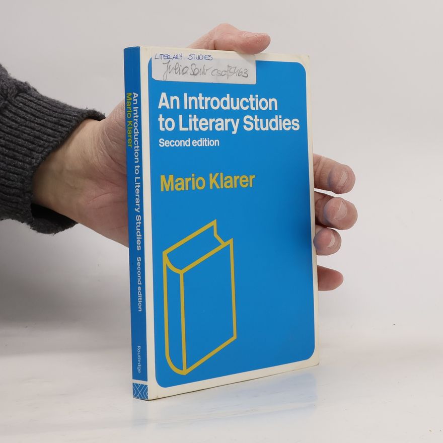 Mario Klarer An Introduction to Literary Studies