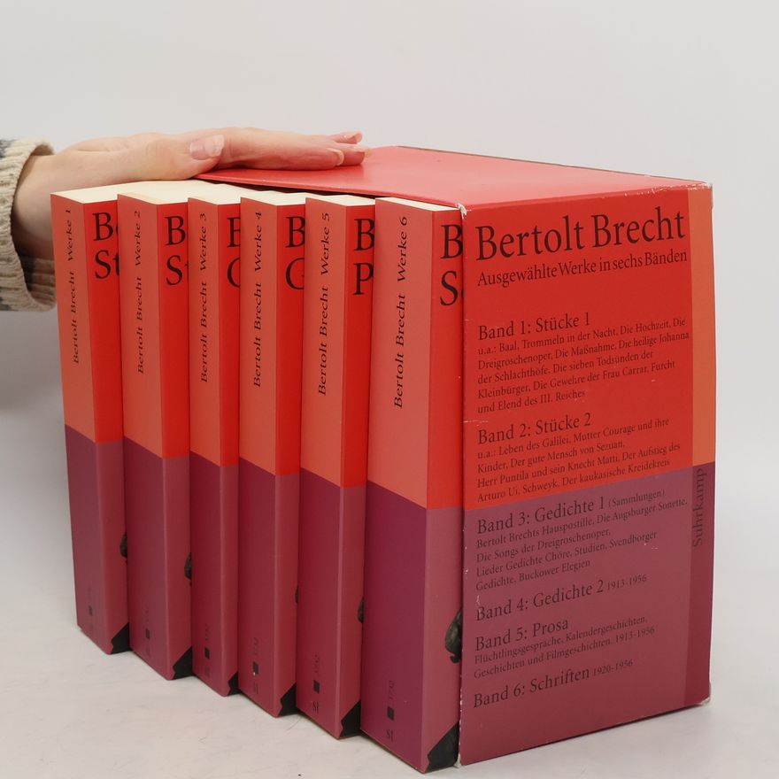 Bertolt Brecht Ausgewählte Werke, 6 Bände