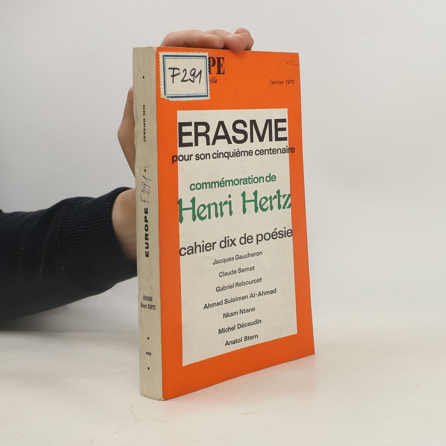 Henrik Hertz Erasme pour son cinquième centenaire