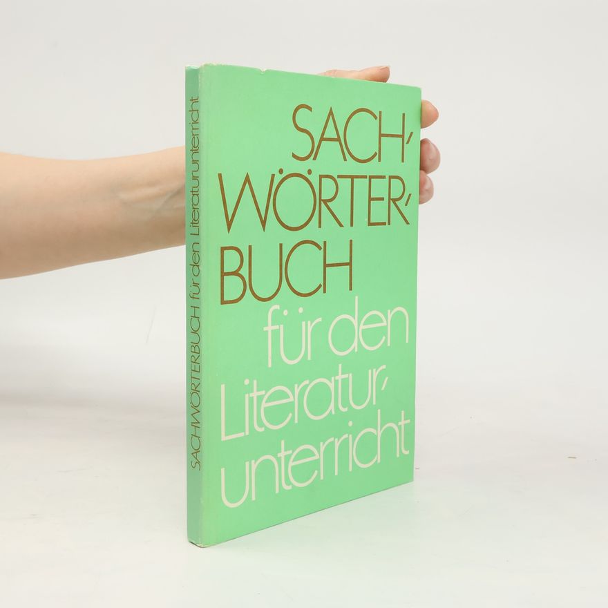 Karlheinz Kasper Sachwörterbuch für den Literaturunterricht