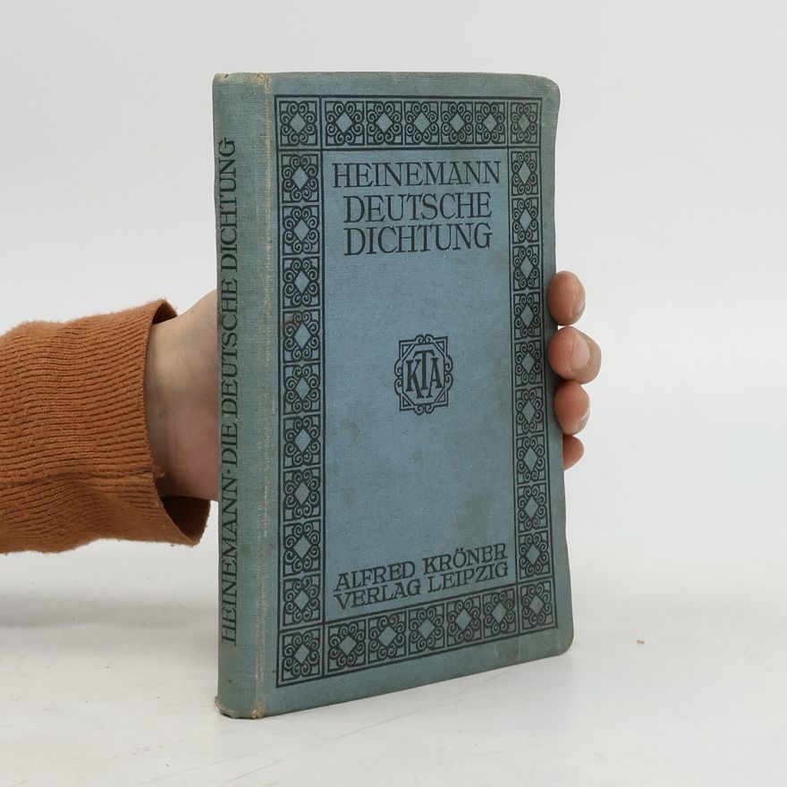Karl Heinemann Die deutsche Dichtung