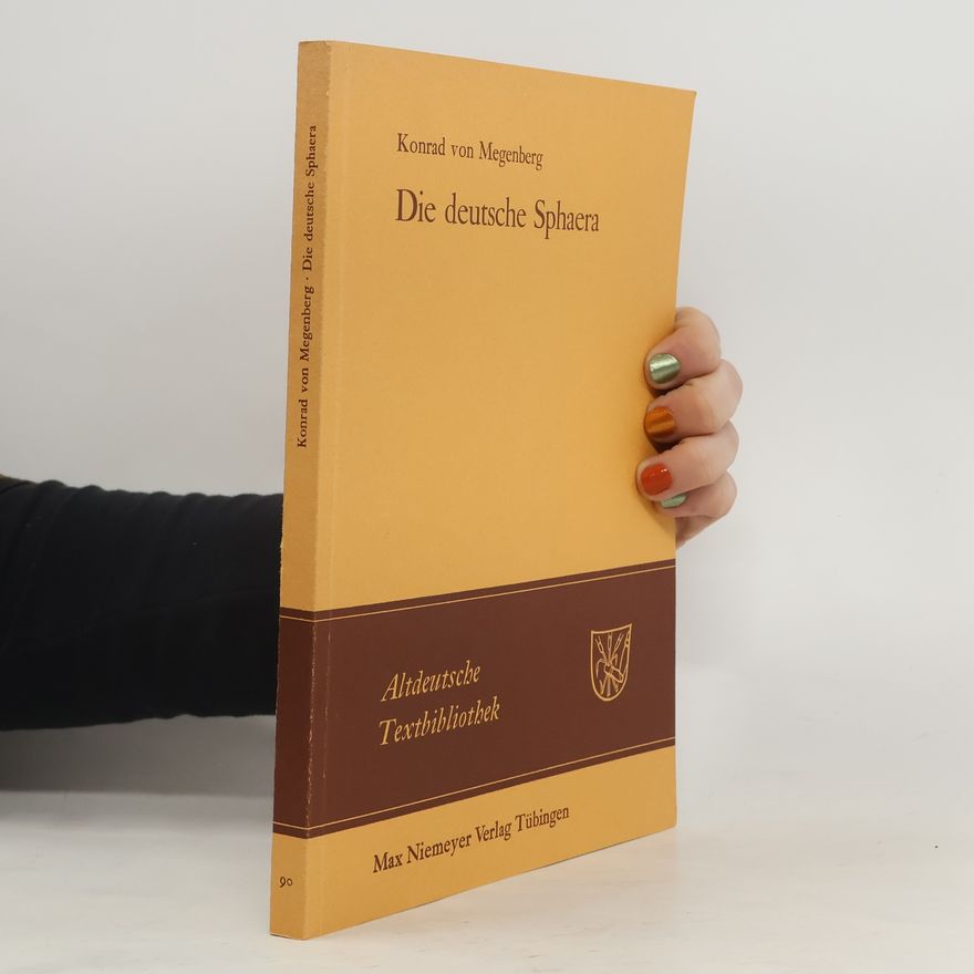von Megenberg Konrad Altdeutsche Textbibliothek - 90: Die deutsche Sphaera