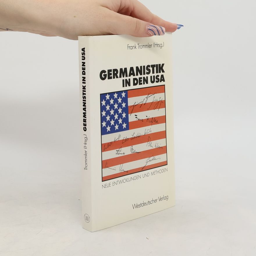 Frank Trommler Germanistik in den USA