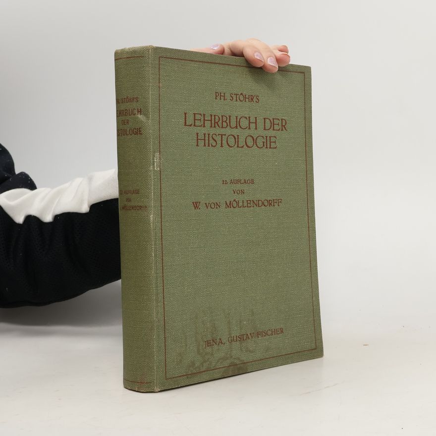 Philipp Stöhr Lehrbuch Der Histologie