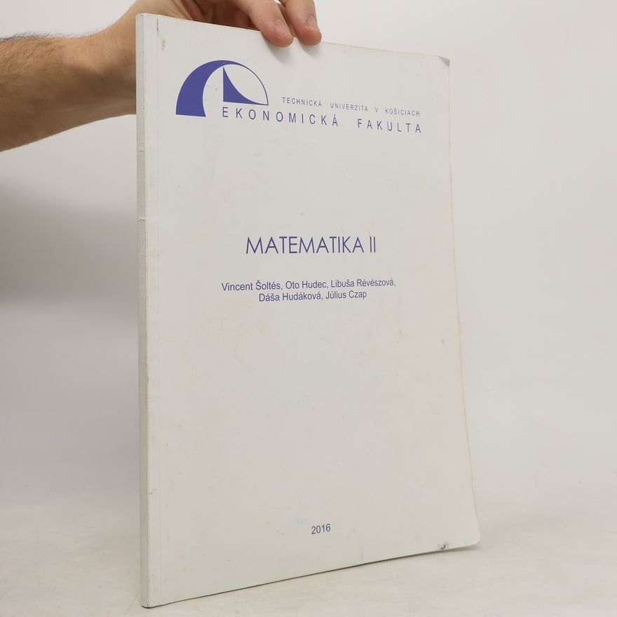 Vincent Šoltés Matematika II.