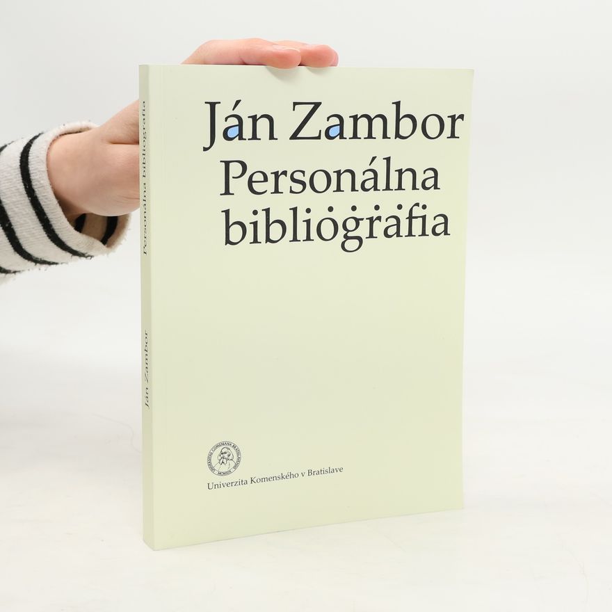 Ján Zambor Personálna bibliografia