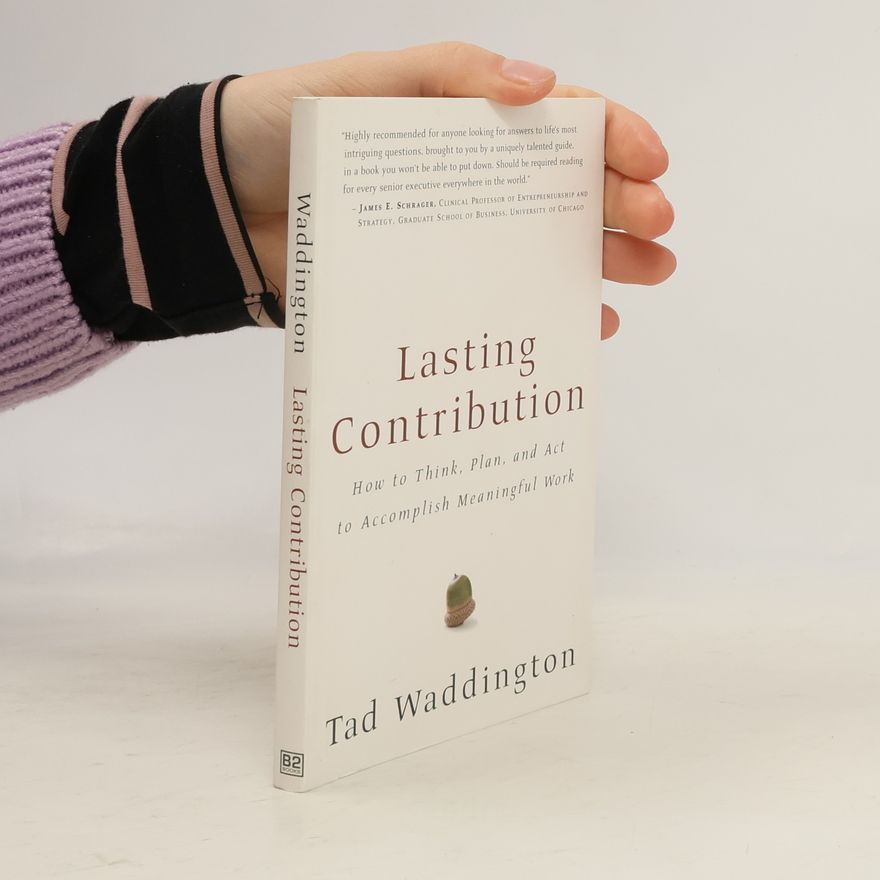 Tad Waddington Lasting Contribution