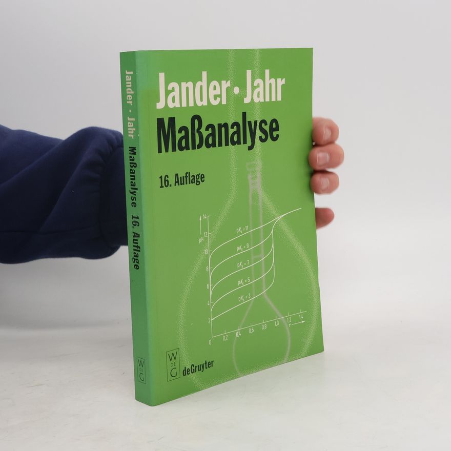Gerhart Jander Maßanalyse