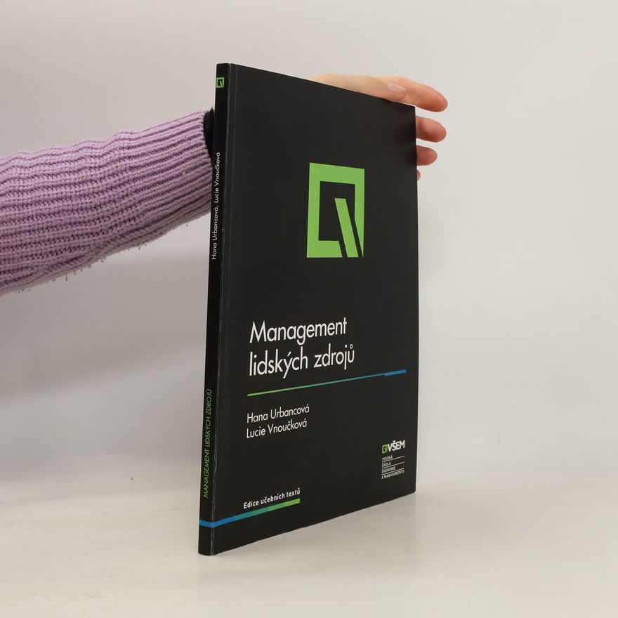 Hana Urbancová Management lidských zdrojů