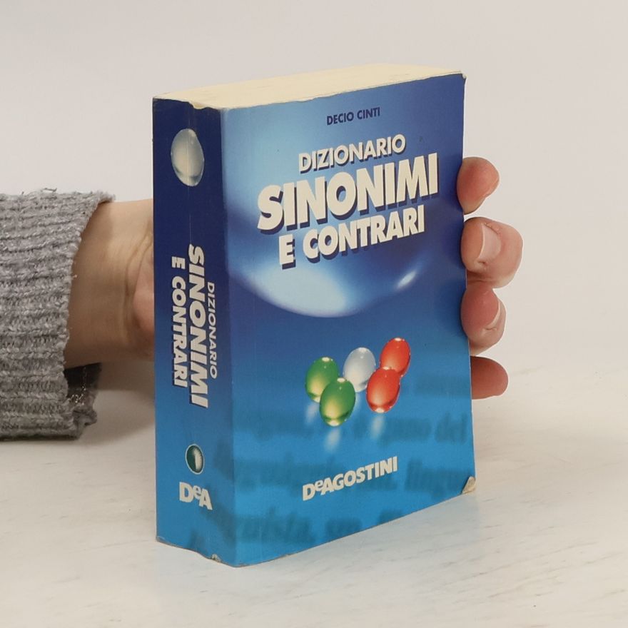 Decio Cinti Dizionario tascabile sinonimi e contrari