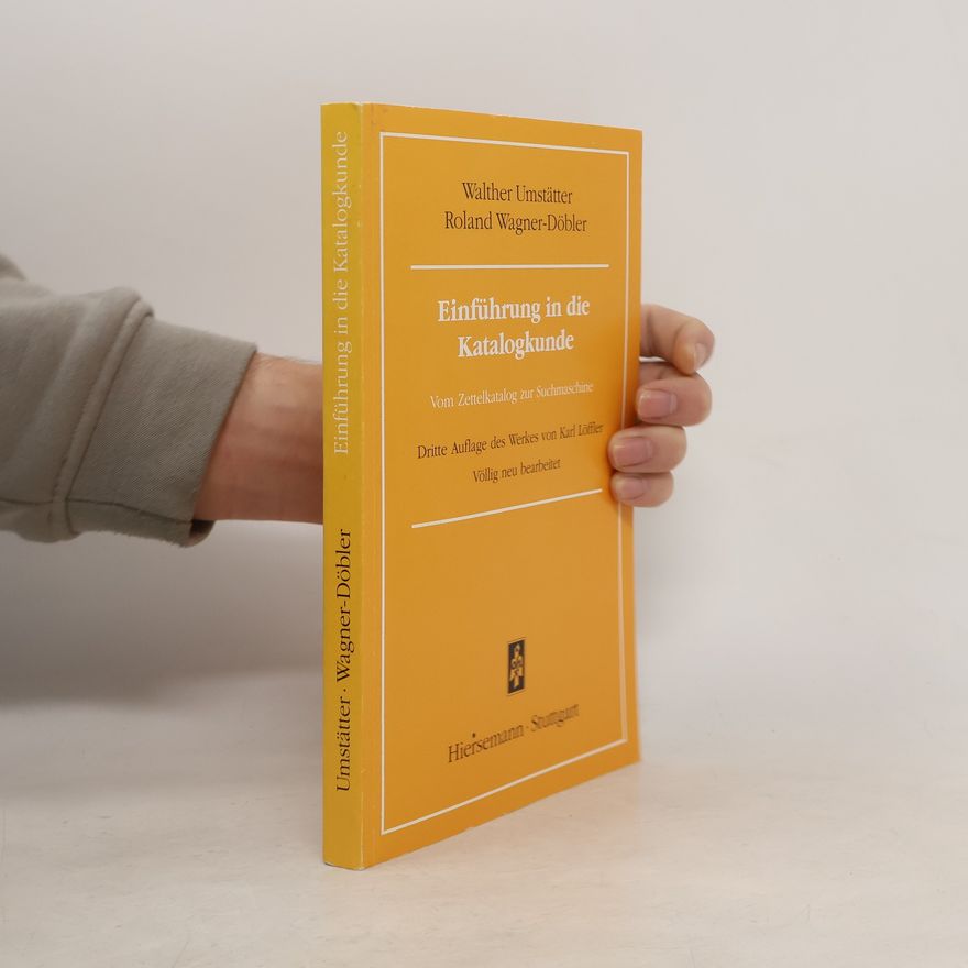 Karl Löffler Einführung in die Katalogkunde