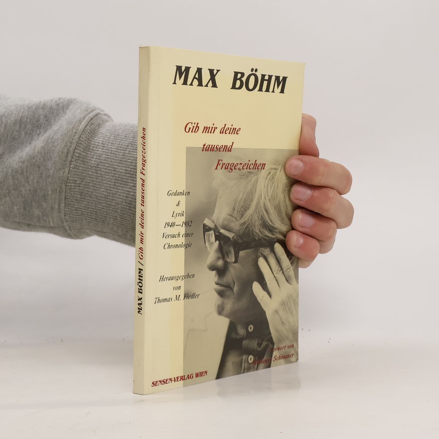 Maxi Böhm Gib mir deine tausend Fragezeichen