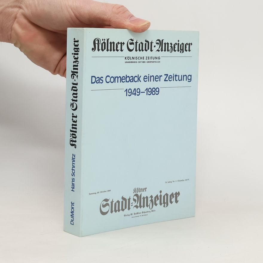 Hans Schmitz Kölner Stadt-Anzeiger