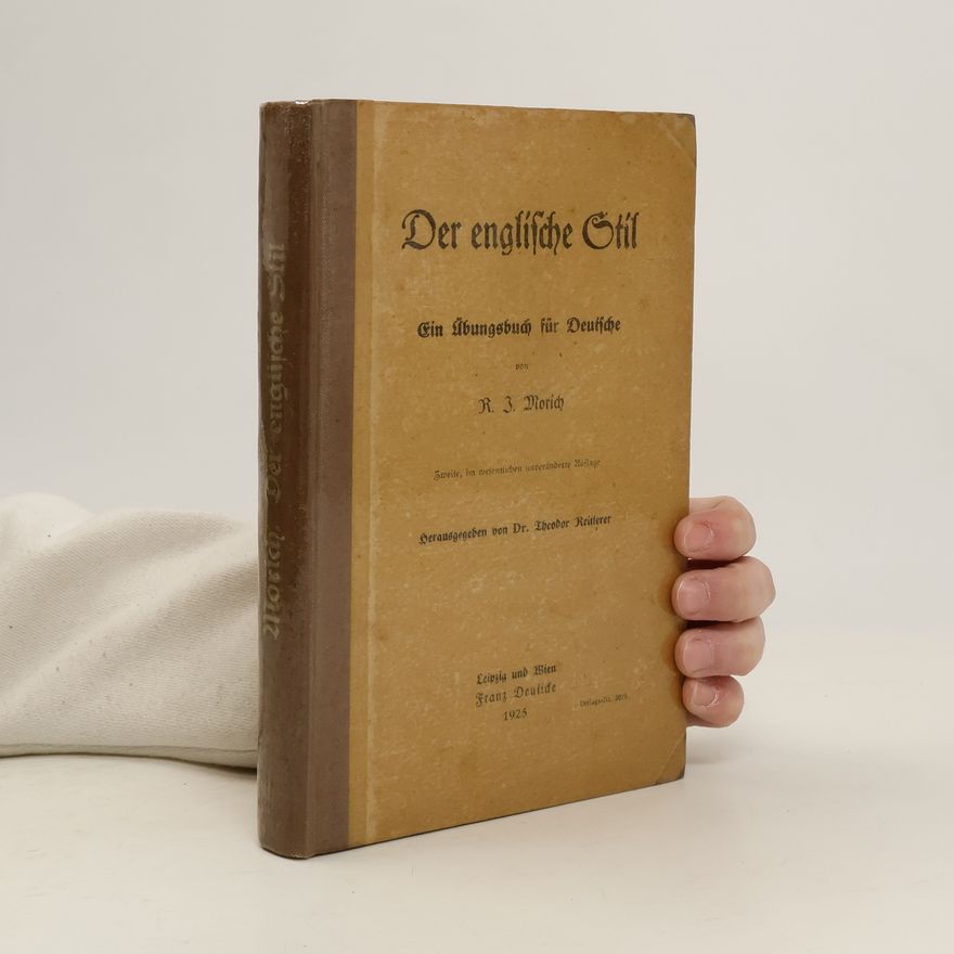 Theodor Reisner Der englische Stil