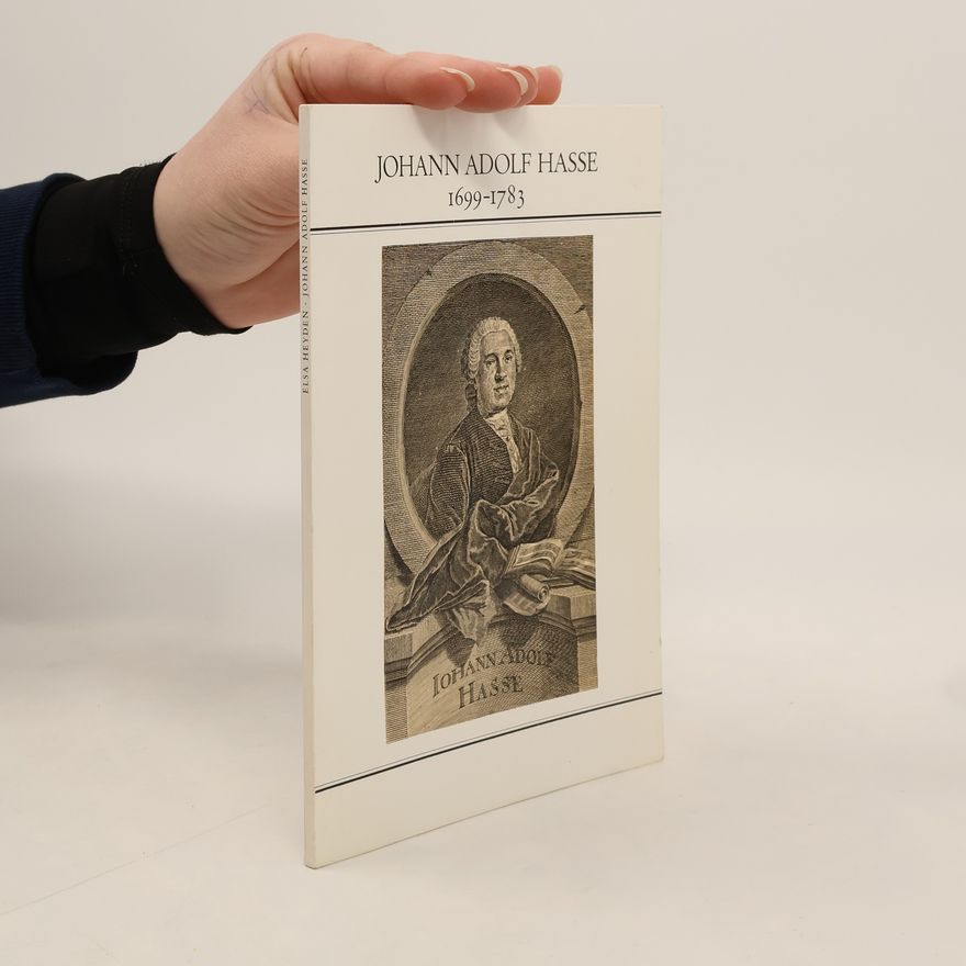 Collectif d'auteurs Johann Adolf Hasse 1699-1783