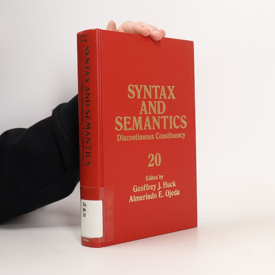 Almerindo E. Ojeda Syntax and Semantics