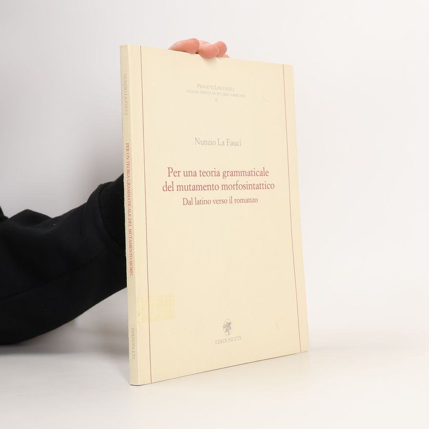 Riccardo Ambrosini Progetti Linguistici - 6: Per una teoria grammaticale del mutamento morfosintattico