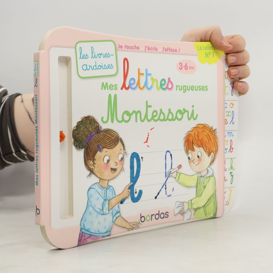 Elen Lescoat Les livres-ardoises - Mes lettres rugueuses Montessori