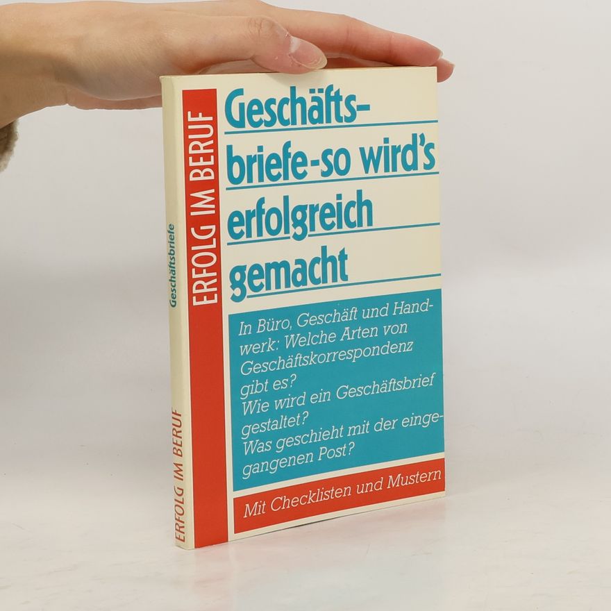Kolektiv autorů Geschäftsbriefe-so wird's erfolgreich gemacht