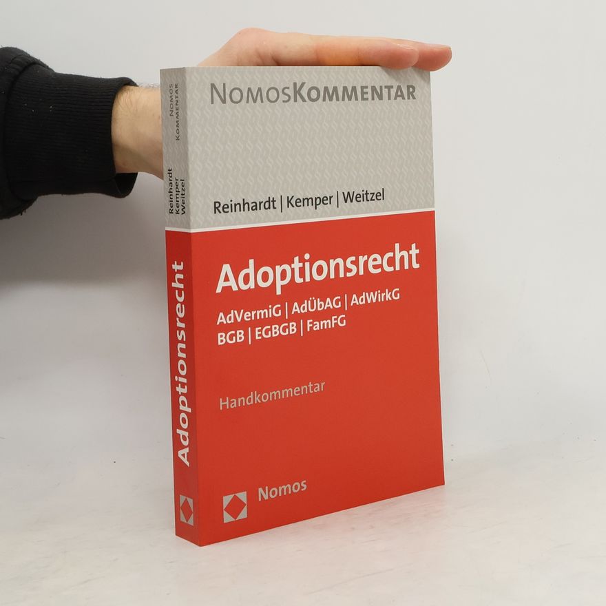 Jörg Reinhardt Nomos Kommentar: Adoptionsrecht