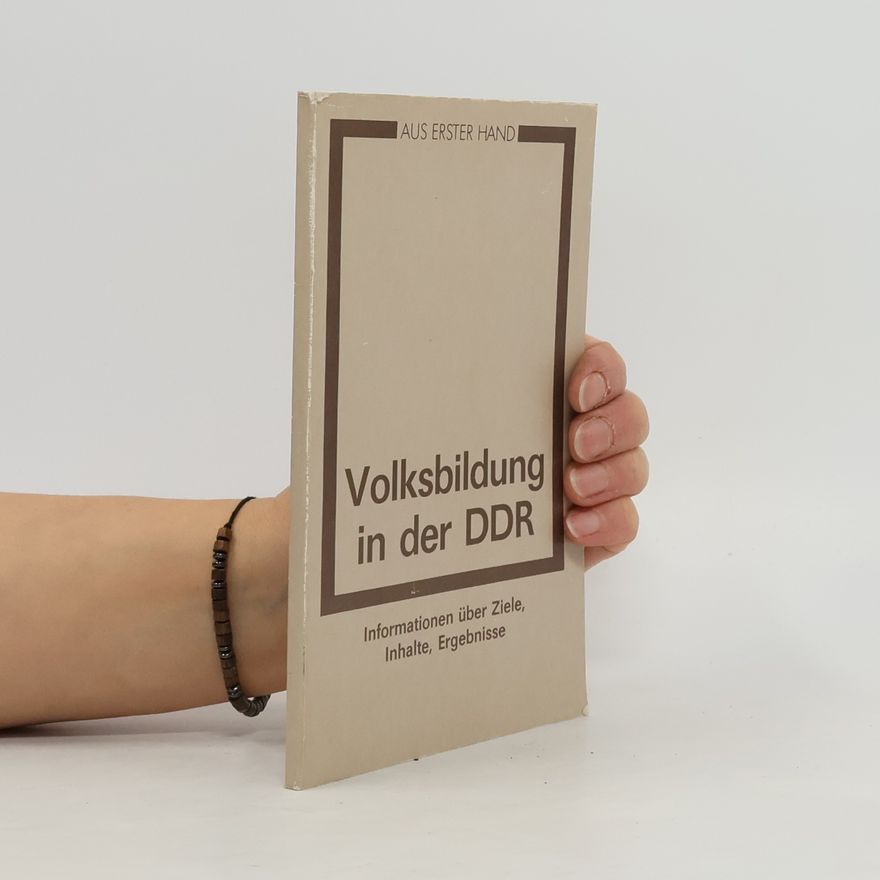 Autorenkollektiv Volksbildung in der DDR