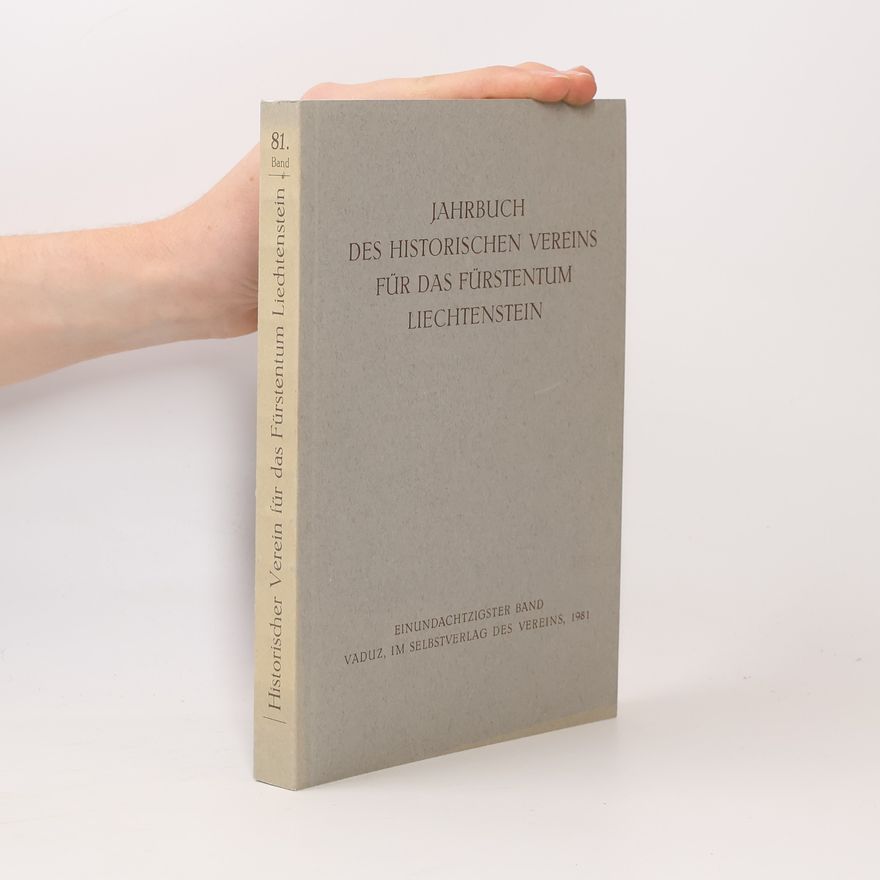 AA.VV. Jahrbuch des Historischen Vereins für das Fürstentum Liechtenstein