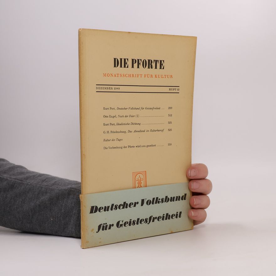 Autorenkollektiv Die Pforte. Dezember 1949. Heft 12