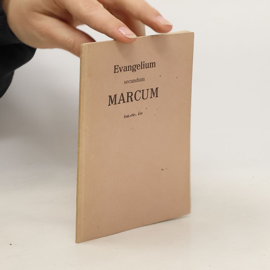 Eberhard Nestle Evangelium secundum Marcum