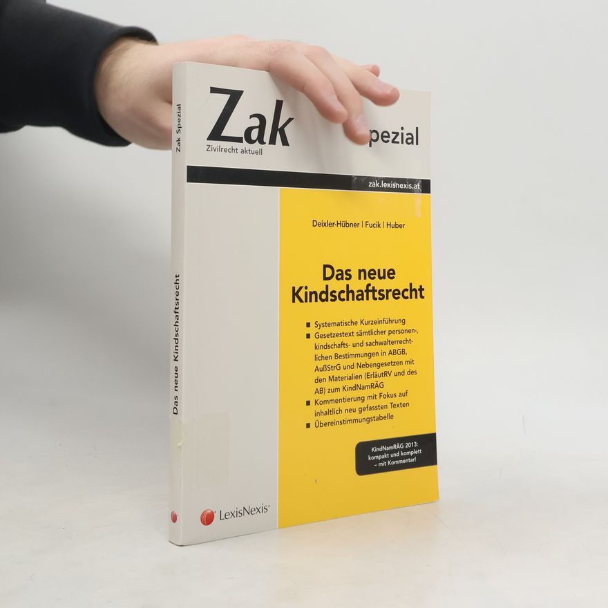 Astrid Deixler-Hübner Zak Spezial: Das neue Kindschaftsrecht