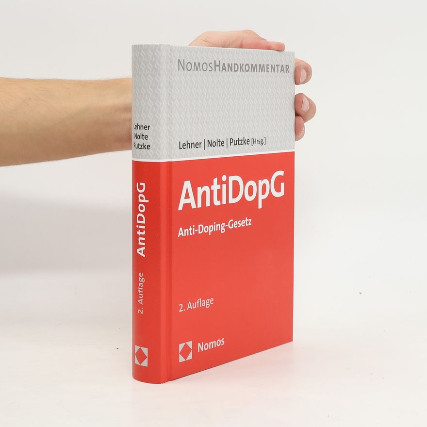 Michael Lehner Anti-Doping-Gesetz: AntiDopG