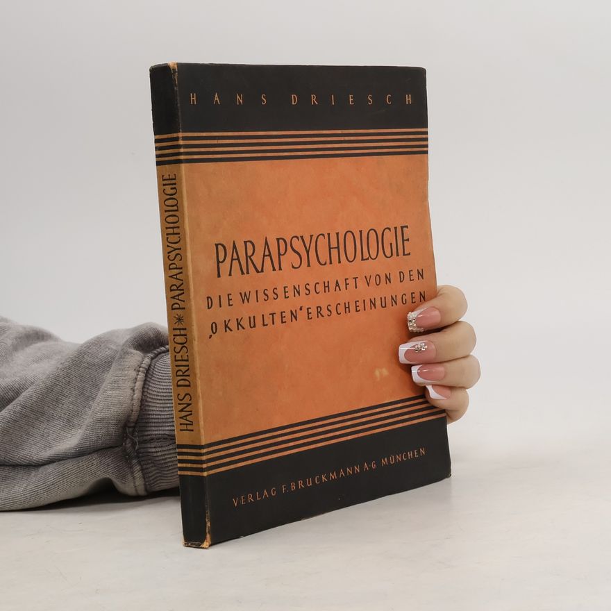 Hans Driesch Parapsychologie