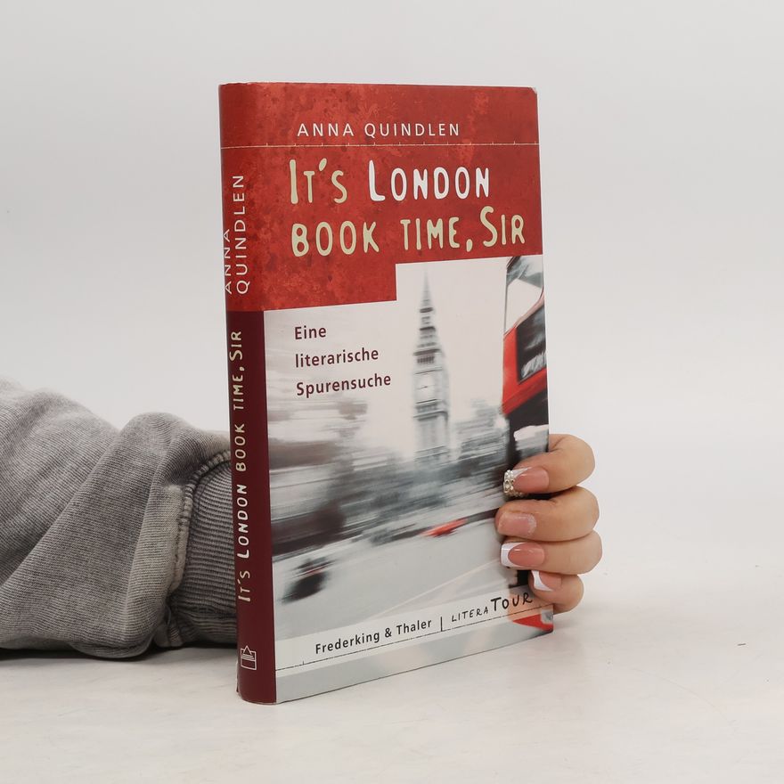 Anna Quindlen It's London Book Time, Sir