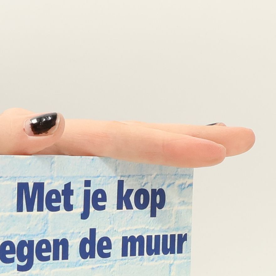 Ferdinand Antonius Johannes Tromp Met je kop tegen de muur