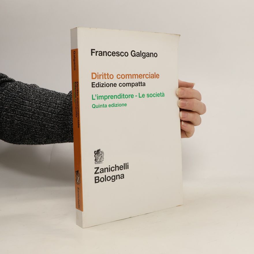 Francesco Galgano Diritto commerciale