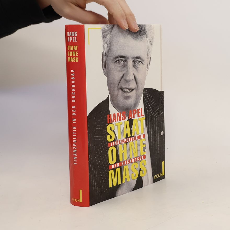 Hans Apel Staat ohne Maß