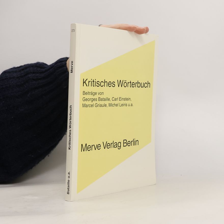 Henning Schmidgen Kritisches Wörterbuch. 'Documents'