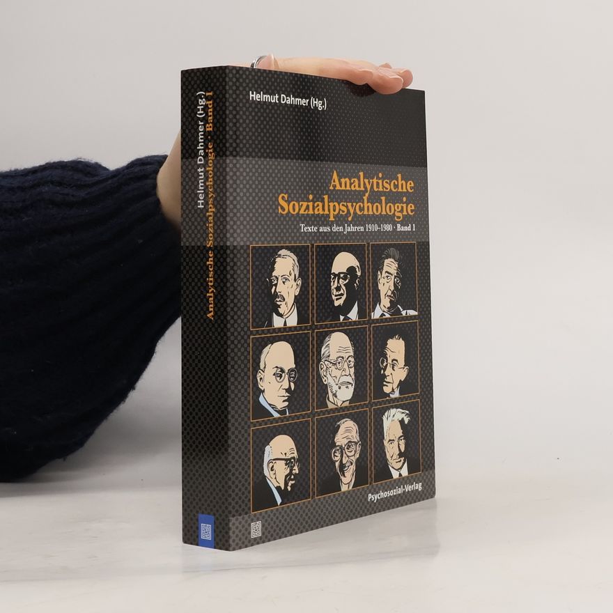 Helmut Dahmer Analytische Sozialpsychologie