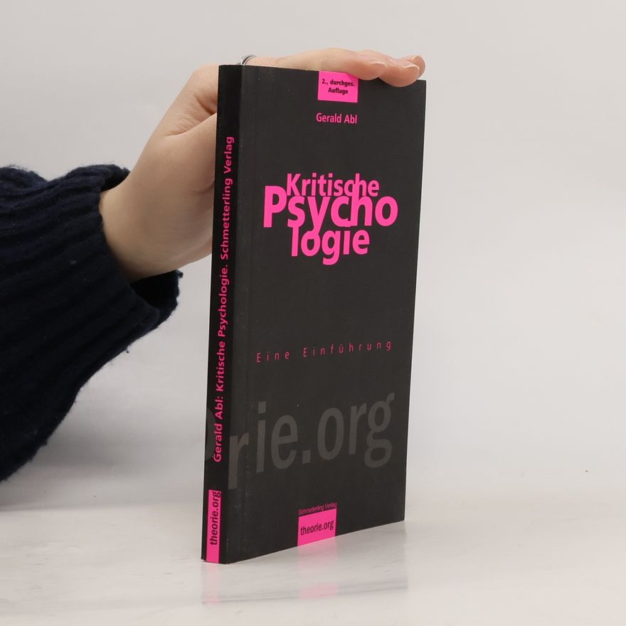 Gerald Abl Kritische Psychologie