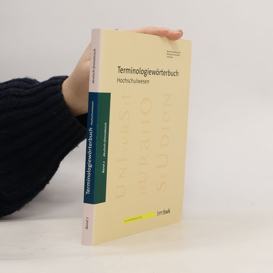 Brigitte Dillinger Paller Terminologiewörterbuch Hochschulwesen